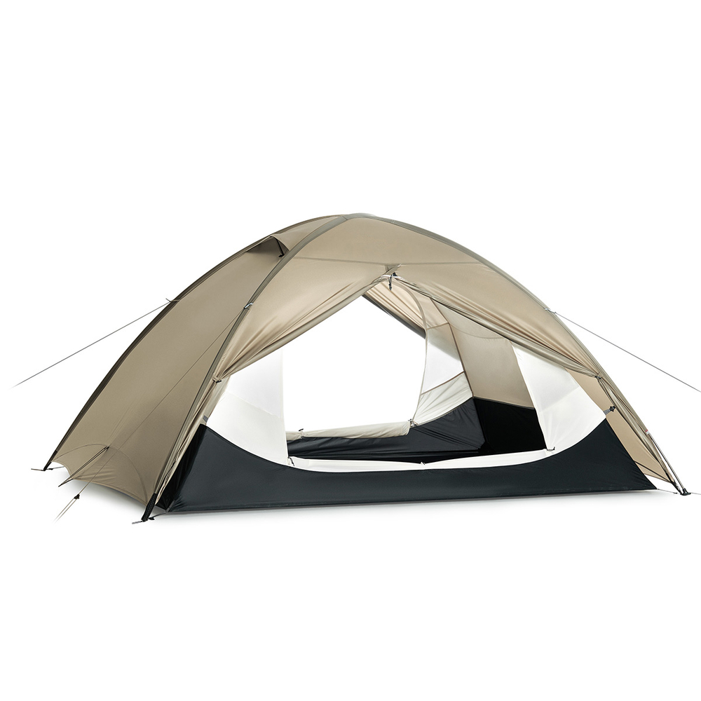 Палатка Naturehike Jiling PRO 1-местная, алюминиевый каркас, сверхлегкая, светло-коричневая