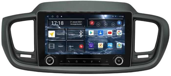 Магнитола для KIA Sorento Prime 2015+ (UM) - Redpower K 242 Android 10, Быстрая, Hi-Fi звук, CarPlay, SIM-слот