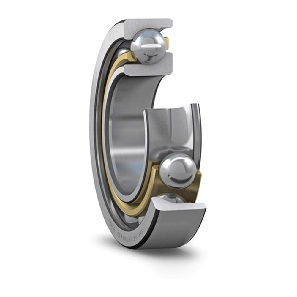 SKF 7207 BECBM — радиально-упорный шарикоподшипник 35×72×17 мм
