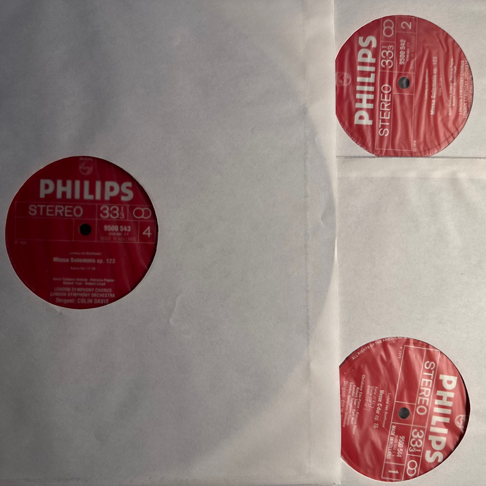 Бетховен - Торжественная месса 3LP (Голландия 1978г.)