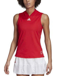 Женский топ теннисный Adidas Tennis Match Tank ENG W - красный