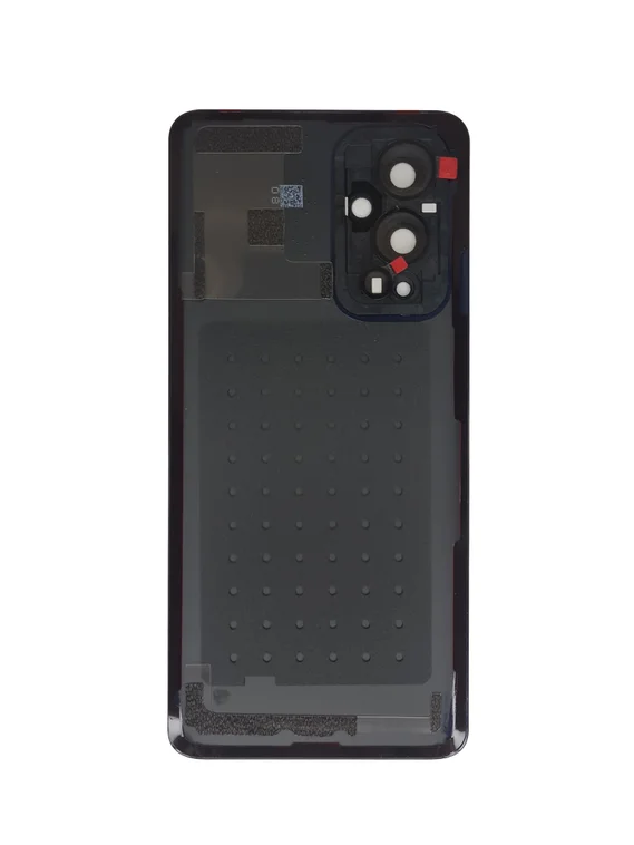 Задняя крышка для OnePlus 9 чeрная (Astral black) со стеклом камеры