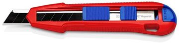 KNIPEX CutiX Нож универсальный, 165 мм, для стандартных отламывающихся лезвий на 18 мм, KN-9010165BK