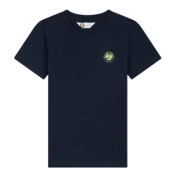 Детская теннисная футболка Roland Garros Back Ball - navy blue