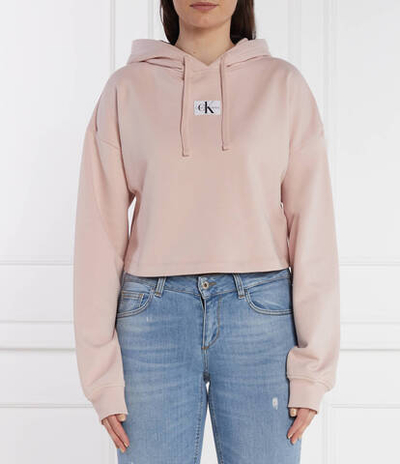 Худи CALVIN KLEIN JEANS - пудро-розовый(J20J223354)