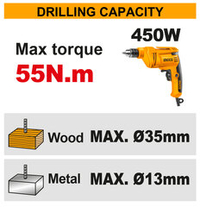 Аккумуляторный шуруповерт 20B BL 55Hm 1хАКБ и ЗУ 2А INGCO CDLI205582 INDUSTRIAL