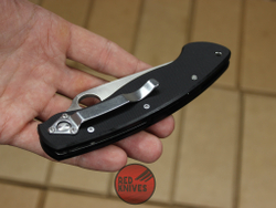 Складной нож Steelclaw Боец-3 (Реплика Spyderco Military) , черная рукоять