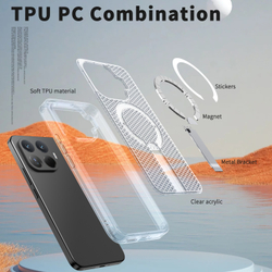 Прозрачный чехол Mesh Pro Magnetic Case для Xiaomi 17T Pro