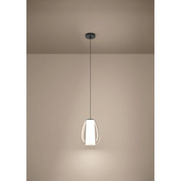 Светодиодный подвес с регулировкой цветовой температуры LED 1,6W/7W 2200К-6500K 390457 никель чёрный/белый Menorca Eglo