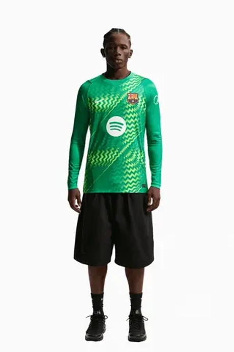 Футболка с длинными рукавами Nike FC Barcelona 26/27 Goalkeeper Stadium - зеленый