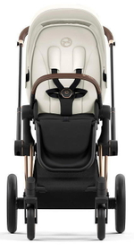 Коляска Cybex Priam IV Rosegold complete Cloud T Mirage Grey Plus Base T 3 в 1 Off White
