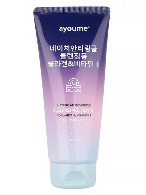 AYOUME Nature Anti-Wrinkle Cleansing Foam Collagen & Vitamin E