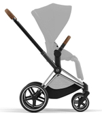 Коляска Cybex Priam IV Chrome Brown complete Cloud G Almond Beige Plus Base G 4 в 1 Mirage Grey