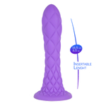 Сиреневый фаллоимитатор 18,5см с присоской SilexD Fantasy Collection Dreamy 7" Liquid Silicone Purple