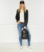 Кожаные кроссовки Armani Exchange - серебряный(XDX108 XV892)