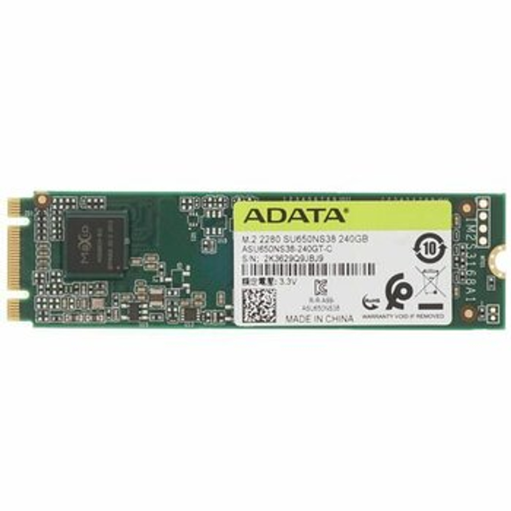 SSD ADATA Ultimate SU650, 240 ГБ, M.2, SATA, ASU650NS38-240GT-C
