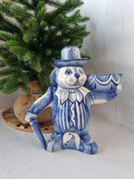 Кролик из Алисы фигурка гжель