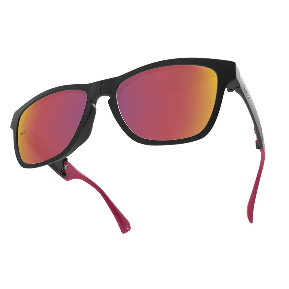 Спортивные очки HILX Unfold / Matt Dark Volcano / Red Lens
