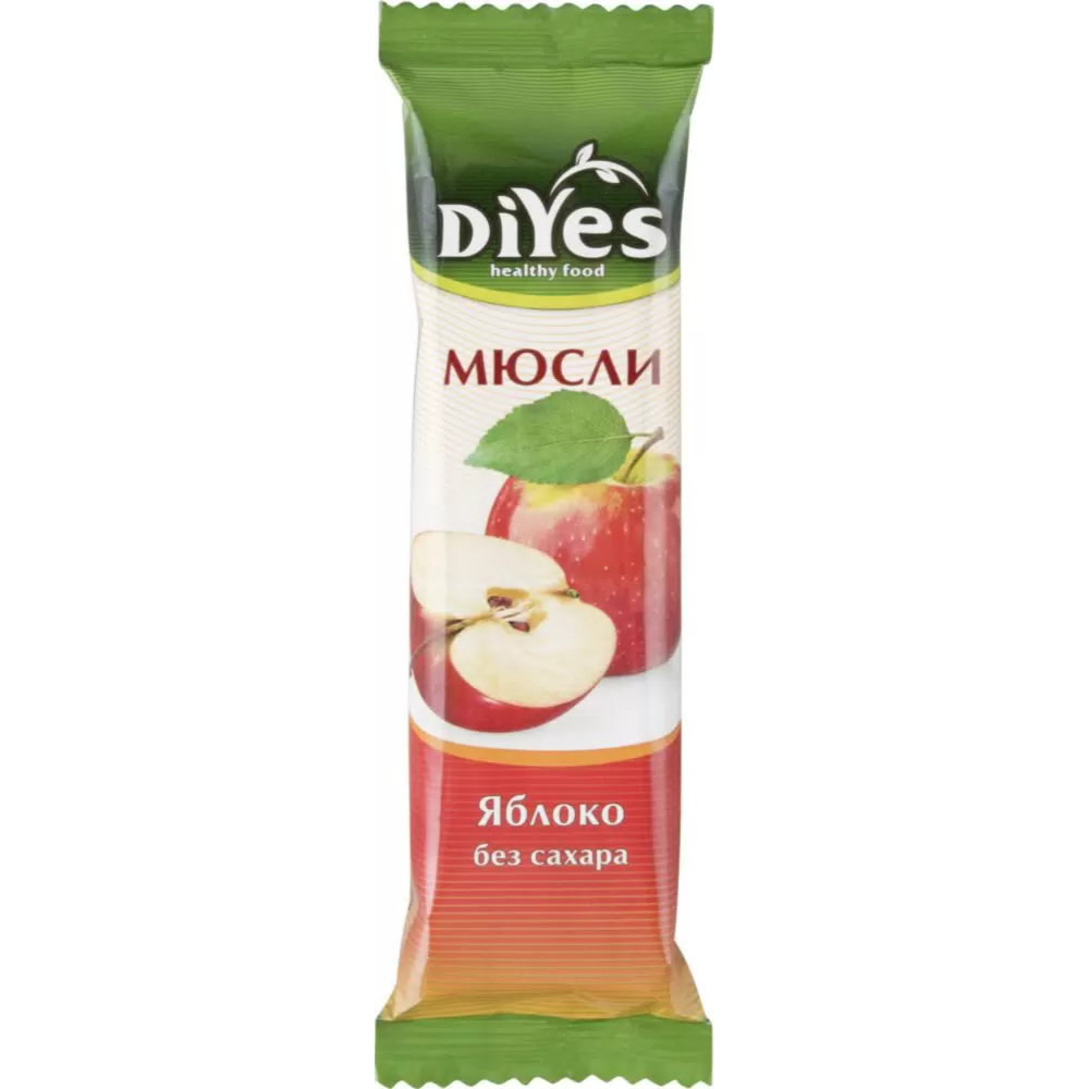 Мюсли DiYes Яблоко без сахара 25 гр