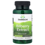 Swanson Vitamins, экстракт черники, стандартизованный, 60 мг, 120 капсул