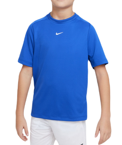 Футболка для мальчика теннисная Nike Dri-Fit Multi+ Training Top - небесный