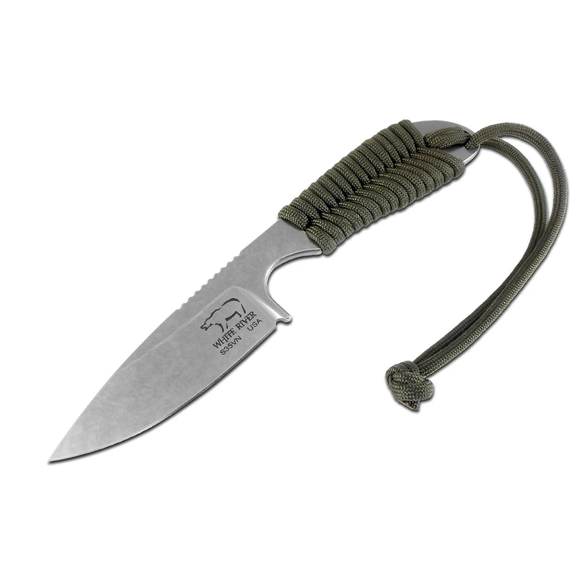 Цена наНож White River M1 Backpacker StoneWash, сталь CPM S35VN, рукоять оливковая оплетка