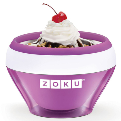 Мороженица ice cream maker фиолетовая
