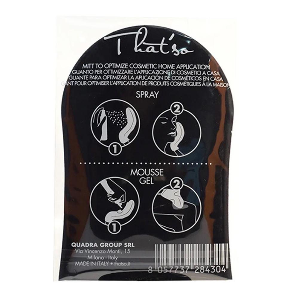 Рукавичка для нанесения пилинга или автозагара That'So Double Use Peeling+Application Tanning Mitt