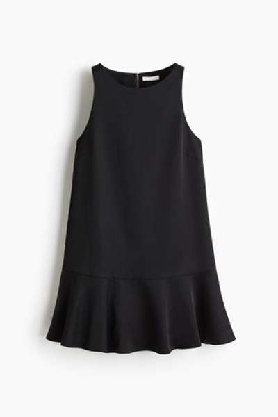 Платье-колокол из смеси со льном - H&M