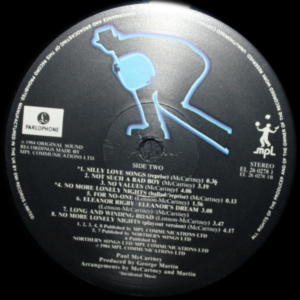 Paul McCartney / Give My Regards To Broad Street (LP)
