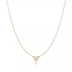 Подвеска из жёлтого золота 18k,Tiffany 💠 Love Yard 0.17ct