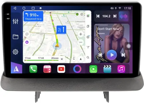 Магнитола для Opel Mokka 2012-2016 (рамка тип 2) - FarCar S500-TS18 монитор 9.5" QLED на Android 14, CarPlay, 4G SIM-слот