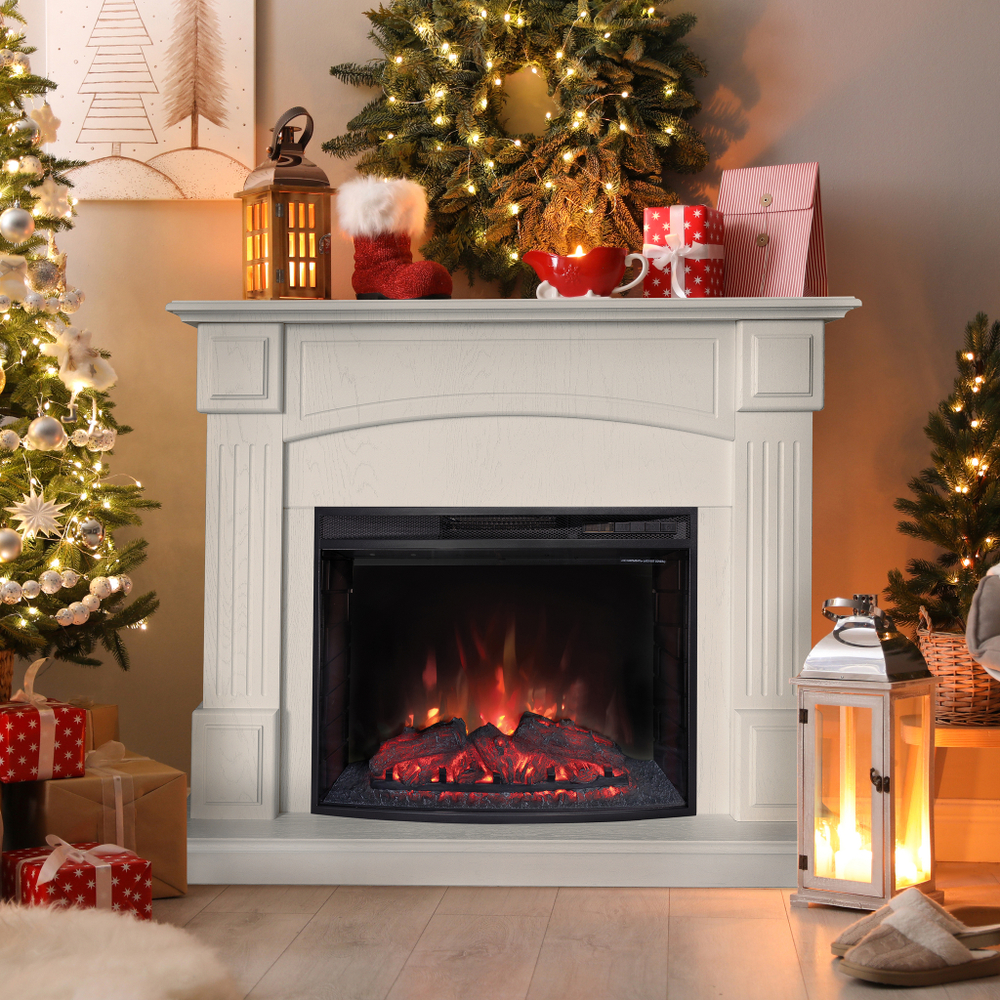 Каминокомплект Real Flame Carolina 24/25,5 WT-F515 с очагом Evrika 25,5