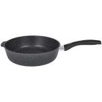 Сковорода глубокая 24см с ручкой «Granit» (black) сггч240а