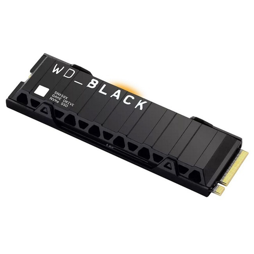 Жесткий диск SSD M.2 4Tb Western Digital WD Black SN850X Heatsink, 7300/6600MBs, TLC, 2280, PCI-E4.0x4 (WDS400T2XHE)