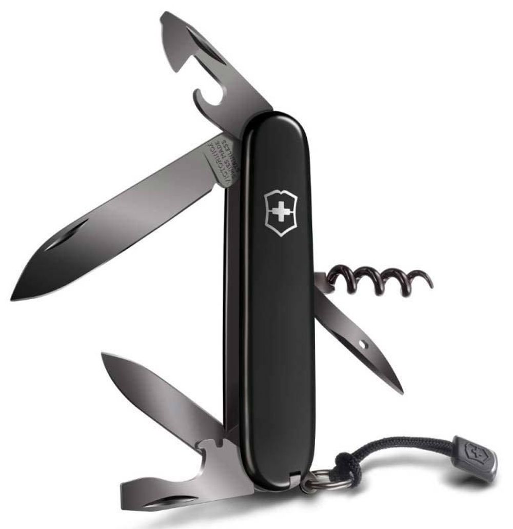 Нож перочинный Victorinox Spartan PS черный (1.3603.3P)
