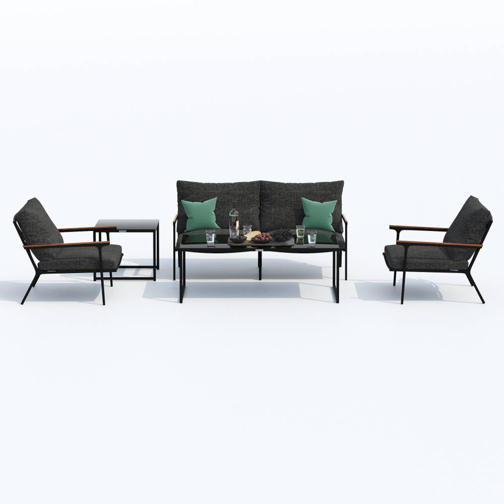 Лаунж зона Ideal Patio ФЕСТА маренго с двухместным диваном
