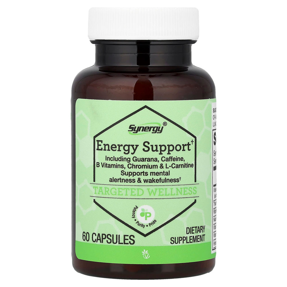 Vitacost, Synergy®, Energy Support, 60 Capsules