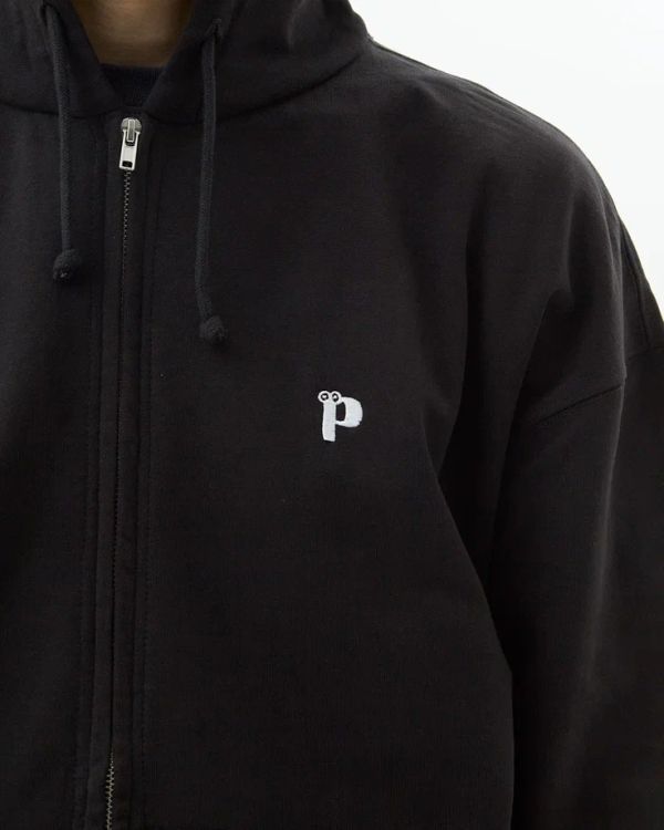 Худи Zip P Logo LW черное - фото 6