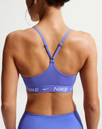 Nike Indy с легкой поддержкой Женский спортивный бюстгальтер с вставками и регулируемыми бретелями - NIKE