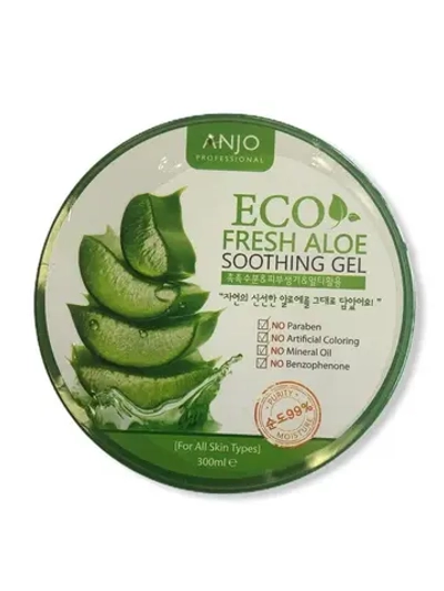 Anjo Professional Gel Soothing Eco Fresh Aloe Vera Гель для тела универсальный увлажняющий c алоэ вера, 300 мл