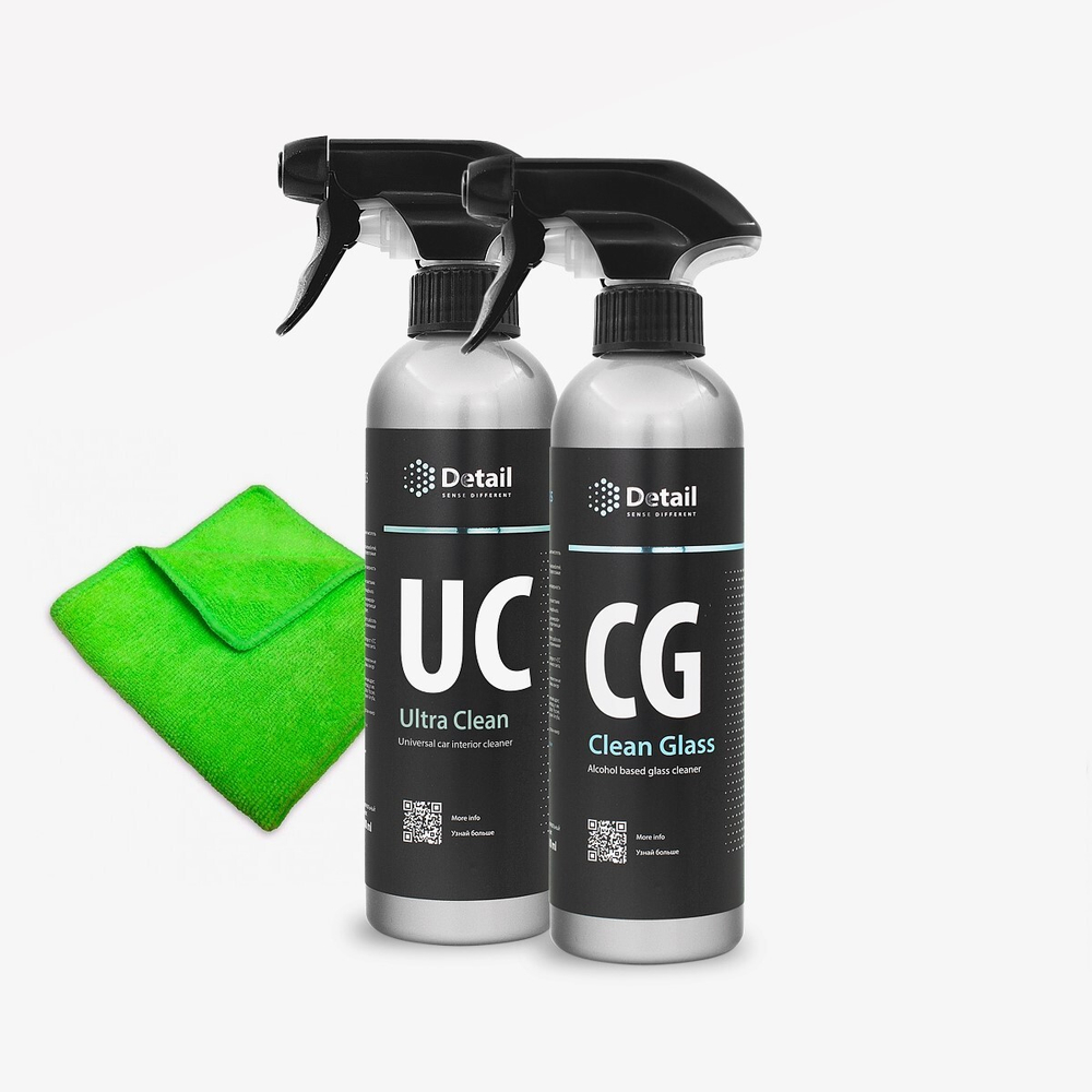 Detail Набор для салона СG "Clean Glass" 500мл +UC "Ultra Clean" 500мл