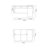 Диван кровать угловой ENZA HOME SMART EH55388
