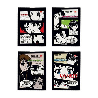 Блокнот А7 40л. "Manga Anime" (Альт)