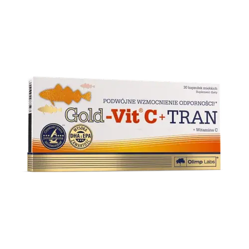 Диетическая добавка Gold-Vit C + Tranium, 30 капсул