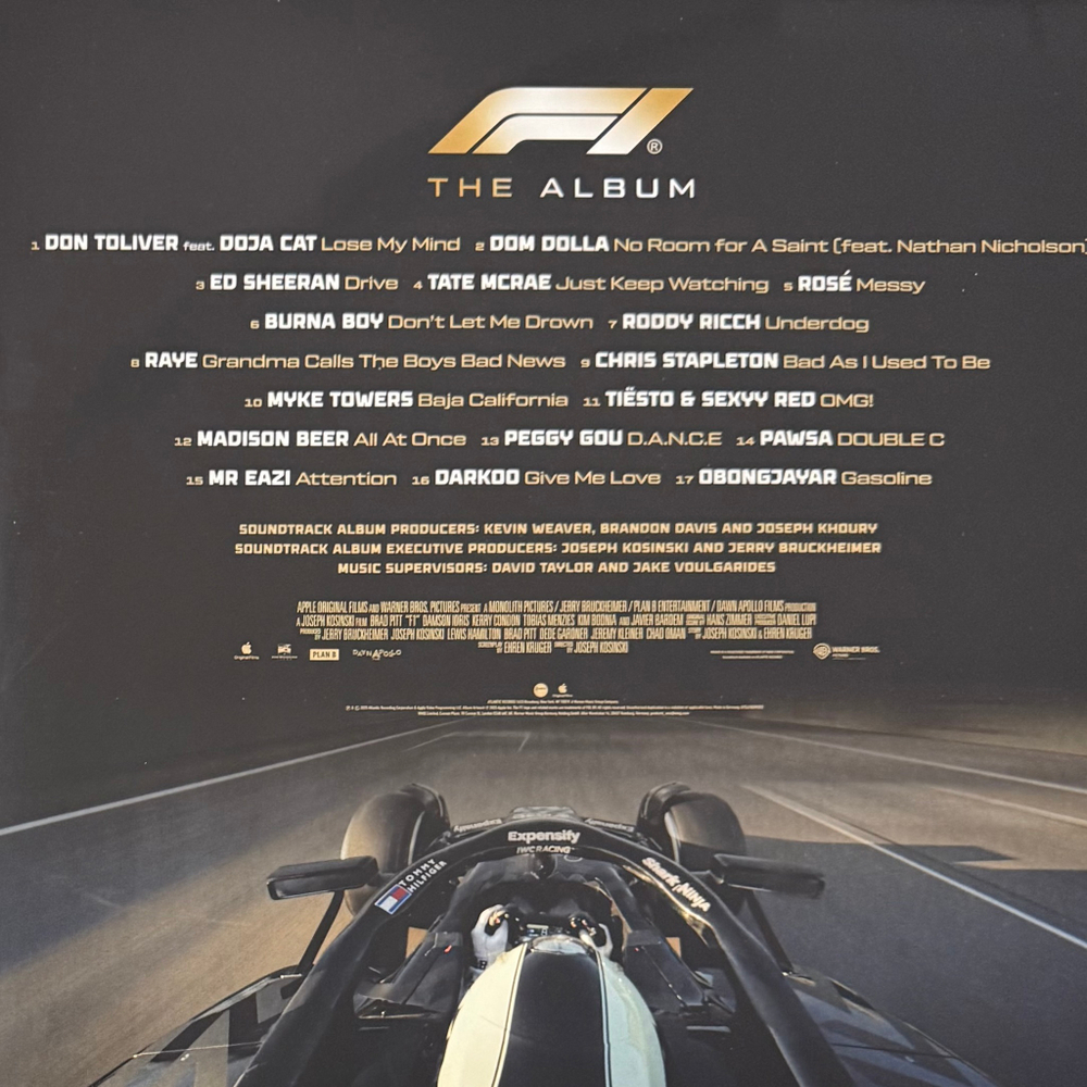 F1 The Album - Music From F1 The Movie (Европа 2025г.) Red
