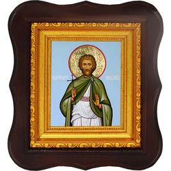 Лев Патарский мученик. Икона на холсте.