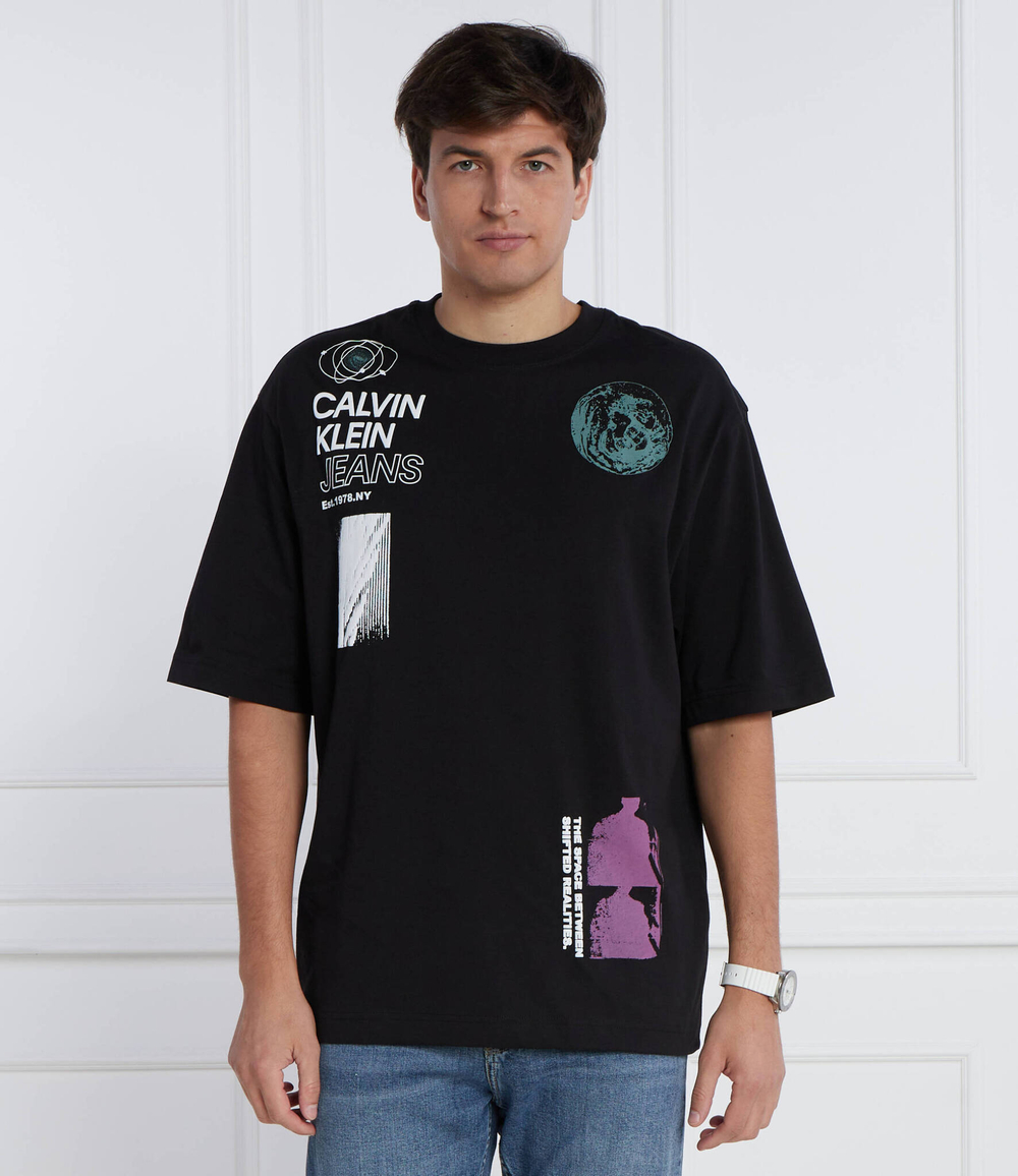 Футболка CALVIN KLEIN JEANS - черный(J30J324011)
