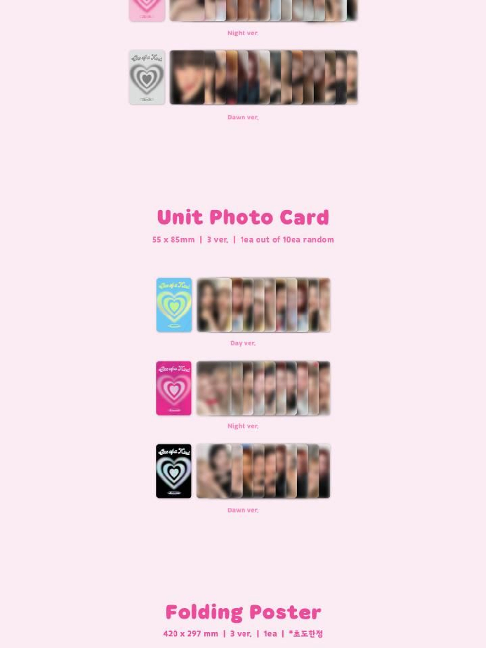 Альбом LOOSSEMBLE - ONE OF A KIND 2nd Mini Album 3 Version SET