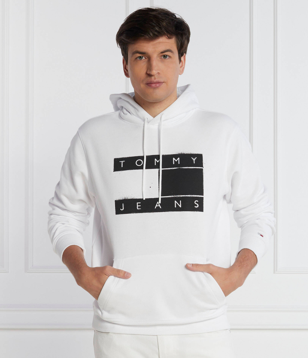 Худи FLAG SPRAY Tommy Jeans - белый(DM0DM17911)
